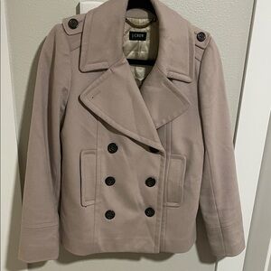 J. Crew Women's Beige Peacoat